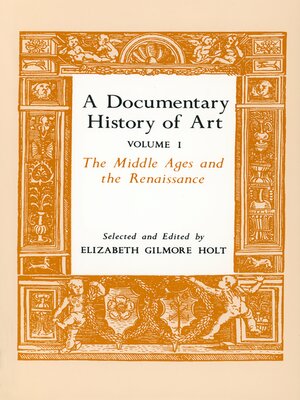 cover image of A Documentary History of Art, Volume 1